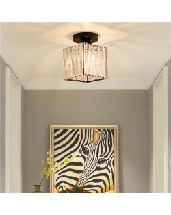Nordic Modern Style Home Light Wholesale Small Ceiling Light - Black Square