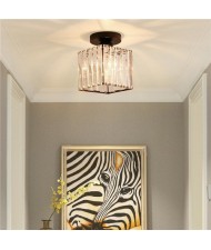 Nordic Modern Style Home Light Wholesale Small Ceiling Light - Black Square