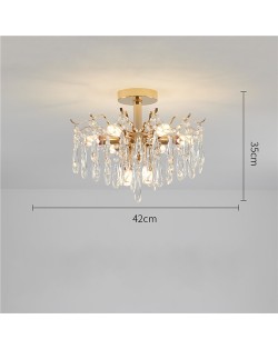 42cm*35cm French Luxury Style Home Light Wholesale Crystal Chanderlier
