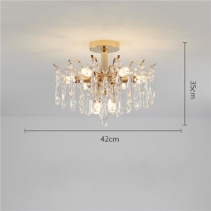42cm French Luxury Style Home Light Wholesale Crystal Chanderlier