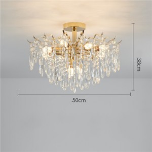 50cm French Luxury Style Home Light Wholesale Crystal Chanderlier