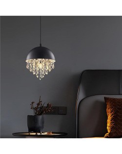 High Quality Ruxury Aesthetics Home Light Wholesale Semicircular Crystal Pendant Lamp