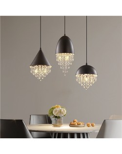 3 Heads Ruxury Aesthetics Home Light Wholesale Dining Room Crystal Pendant Lamp