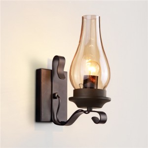 Vintage Style Home Light Wholesale Black Wall Lamp