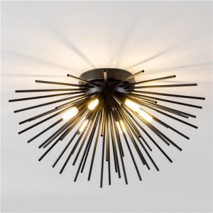 Modern Style Home Light Wholesale Black Hedgehog Design Ceiling Light