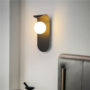 Modern Minimalism Style Home Light Wholesale Bed Room Black Wall Lamp