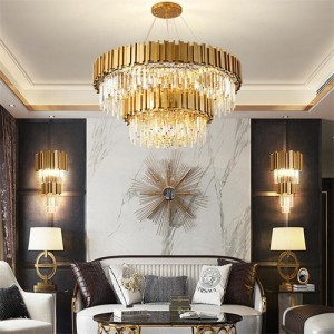 Queen Elizabeth Wholesale Circle Crystal Drops Chandelier