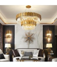 Queen Elizabeth Wholesale Circle Crystal Drops Chandelier