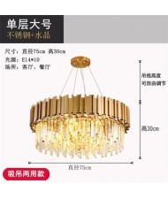 Queen Elizabeth Wholesale Circle Crystal Drops Chandelier