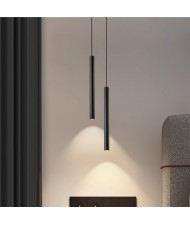 2 Heads Modern Minimalist Style Home Light Wholesale Black Strip Shape Bedside Lamp