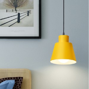 Nordic Minimalist Style Home Light Wholesale Macaron Color Dining Room Pendant Lamp - Yellow
