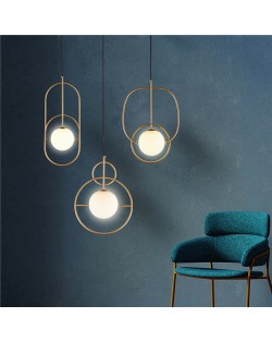 1 Head Nordic Style Home Light Wholesale Hollow-out Pendant Lamp