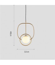 1 Head Nordic Style Home Light Wholesale Hollow-out Pendant Lamp