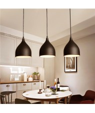 3 Heads Nordic Style Home Light Wholesale Black Dining Room Pendant Lamp