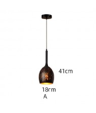 One Head  Nordic Vintage Style Loft Home Light Wholesale Bar Pendant Lamp