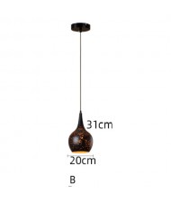 One Head  Nordic Vintage Style Loft Home Light Wholesale Bar Pendant Lamp