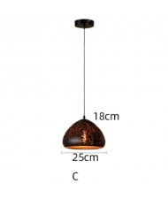 One Head  Nordic Vintage Style Loft Home Light Wholesale Bar Pendant Lamp