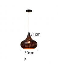 One Head  Nordic Vintage Style Loft Home Light Wholesale Bar Pendant Lamp