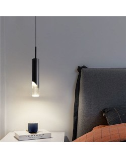 Nordic Minimalist Style Home Light Wholesale Black Strip-type Bed Room Pendant Lamp