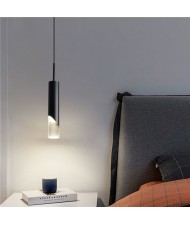 Nordic Minimalist Style Home Light Wholesale Black Strip-type Bed Room Pendant Lamp
