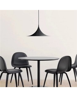 Nordic Minimalist Style Home Light Wholesale Danish Designers Black Bell-shaped Pendant Lamp