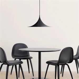 Nordic Minimalist Style Home Light Wholesale Danish Designers Black Bell-shaped Pendant Lamp