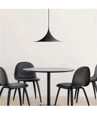 Nordic Minimalist Style Home Light Wholesale Danish Designers Black Bell-shaped Pendant Lamp