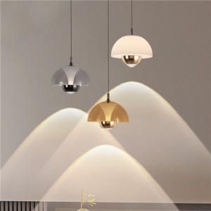 One Head Nordic Modern Style Home Light Wholesale Bud Shape Pendant Lamp
