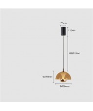 One Head Nordic Modern Style Home Light Wholesale Bud Shape Pendant Lamp