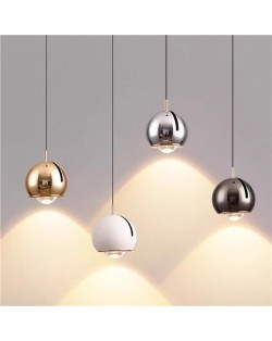 One Head Nordic Modern Style Home Light Wholesale Bed Room Ball Pendant Lamp