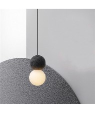1 Head Nordic Modern Style Home Light Wholesale Restaurant Light Stone Glass Pendant Lamp