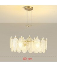 Luxury French Style Home Light Glass Leaf Chandelier