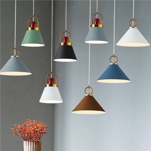 1 Head Nordic Modern Style Home Light Wholesale Colorful Pendant Lamp