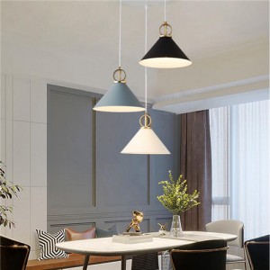 1 Head Nordic Modern Style Home Light Wholesale Dining Room Colorful Pendant Lamp