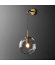U.S. Vintage Style Wholesale Home Light Glass Ball Wall Lamp