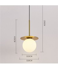 1 Head Nordic Modern Style Wholesale Home Light Glass Pendant Lamp