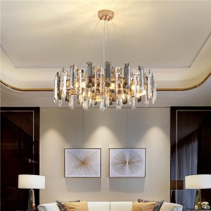 Modern Style Home Light Luxury Living Room K9 Crystal Chandelier