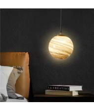 Modern Style Wholesale Home Light Planet Glass Ball Pendant Lamp - Brown