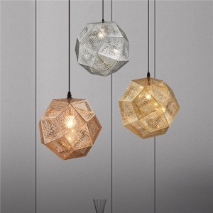 1 Head Modern Style Home Light Wholesale Polygon Unique Design Pendant Lamp
