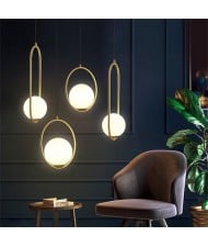 1 Head Glass Ball Design Modern Style Wholesale Home Light Bed Room Pendant Lamp
