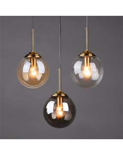 1 Head Glass Ball Pendant Lamp Minimalist Modern Style Wholesale Home Light
