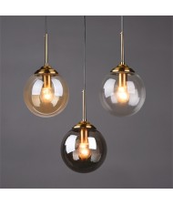 1 Head Glass Ball Pendant Lamp Minimalist Modern Style Wholesale Home Light