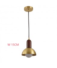 1 Head Minimalist Modern Style Home Light Wholesale Golden Pendant Lamp