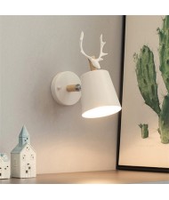 Nordic Modern Style Home Light Wholesale Antler Design Wall Lamp - White