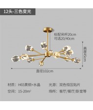 Nordic Modern Multiple Lights Design Wholesale Combo Pendant Light - Golden