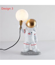 Art Ornament Cartoon Astronaut Home Light Wholesale Moon Wall Lamp