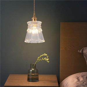 Nordic Modern Home Light Wholesale French Style Living Room Glass Pendant Lamp