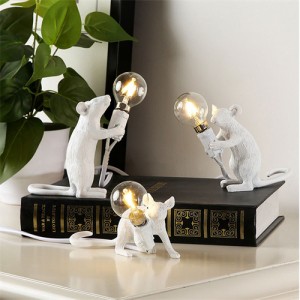 1 Piece Nordic Modern Unique Mouse Design Home Light Wholesale Animal Theme Table Lamp