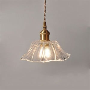 U.S. Style Vintage Home Light Wholesale Flower Pendant  Lamp - White