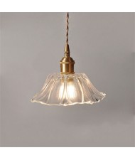 U.S. Style Vintage Home Light Wholesale Flower Pendant  Lamp - White
